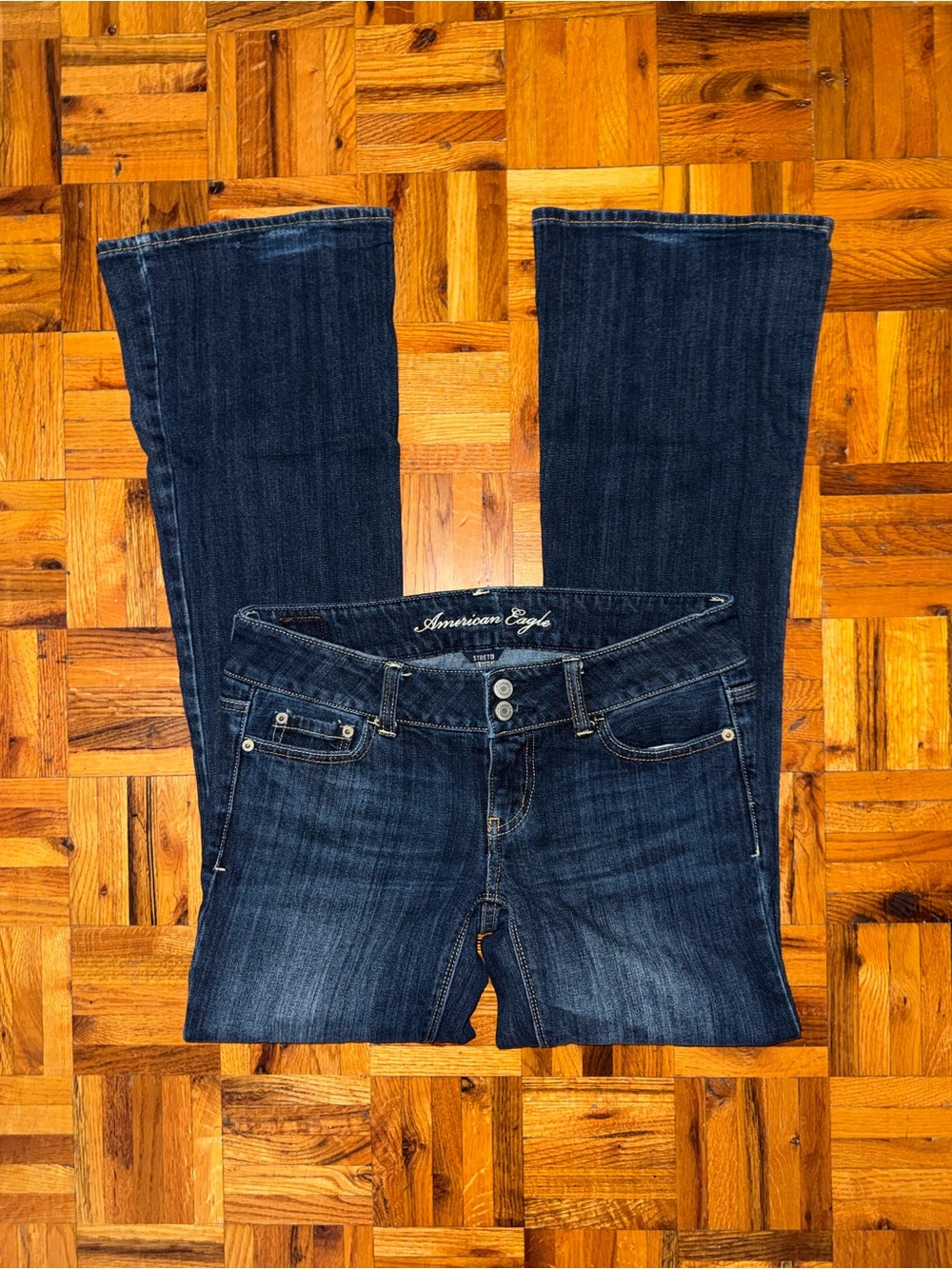 American Eagle Low Rise Flare Jeans